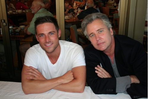 Dylan Bruce (CBS' As the World Turns) and Michael E. Knight (ABC's ALL MY CHILDREN)
 Photo