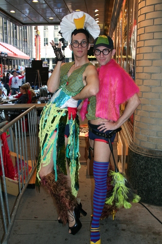 Sporting Broadway Bares outfits Brandon Tyler Fields and Matt Kilgore

 Photo
