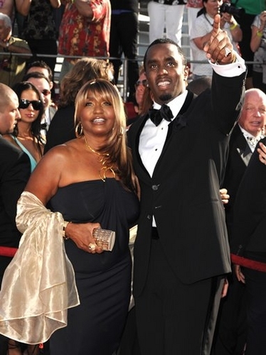 Sean Combs with his mother, Janice Combs
 Photo