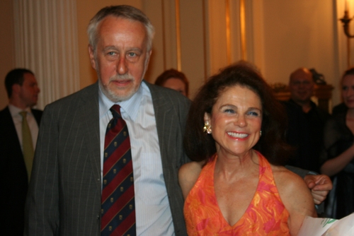 Consul General of Poland and Tovah Feldshuh Photo