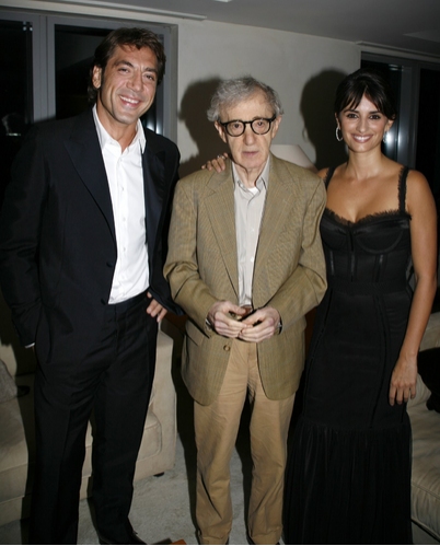 Javier Bardem, Woody Allen and Penelope Cruz Photo