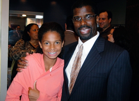 Executive Director Marshall Jones III with his daughter Sienna

 Photo