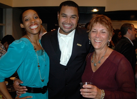 LaTonia Phipps, Director Rajendra Ramoon Maharaj and Costume Designer Cathy Homa-Rocc Photo