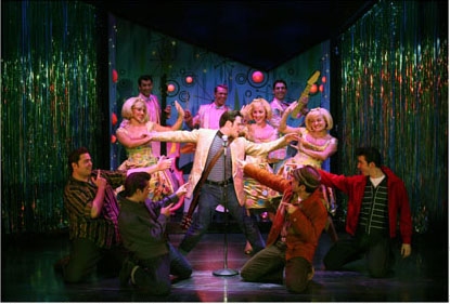 Photo Flash: New Production Shots of Ace Young and Company in 'Grease' Image