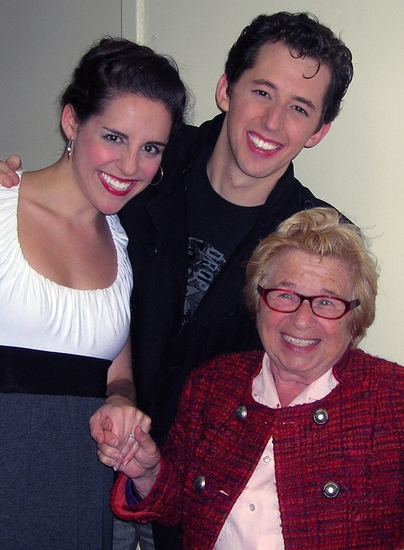 Emily Shoolin, Josh Grisetti and Dr. Ruth Westheimer  Photo