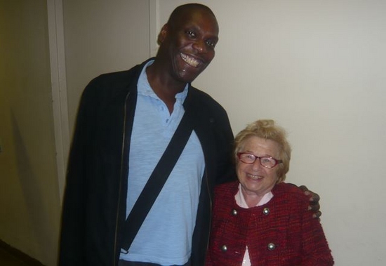 Gerry McIntyre and Dr. Ruth Westheimer Photo