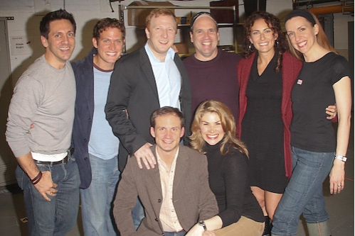 Michael Berresse, Steven Pasquale, Hunter Bell, Larry Pressgrove, Laura Benanti, Susa Photo