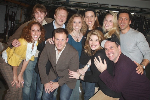 Photo Coverage: Benanti and More visit [title of show] 