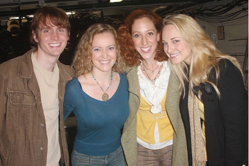 Photo Coverage: Benanti and More visit [title of show] Image
