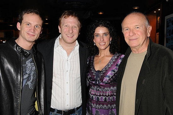 Jeff Bowen, Hunter Bell, Sandra Coudert and Terrence McNally Photo