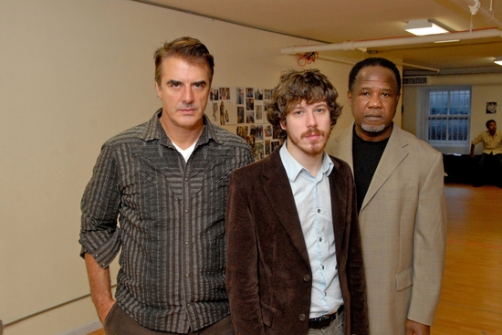 Chris Noth, John Gallagher, Jr. and Isiah Whitlock, Jr.  Photo