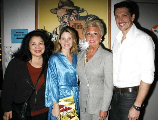 Loretta Ables Sayre, Kelli O'Hara, Mitzi Gaynor and Paulo Szot Photo
