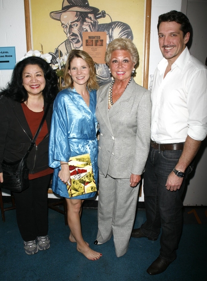 Loretta Ables Sayre, Kelli O'Hara, Mitzi Gaynor and Paulo Szot Photo