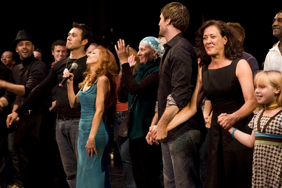 The cast is joined by Natasha Steinhagen

 Photo