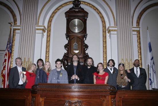 Photo Flash: ROCK OF AGES Cast Rings NYSE Opening Bell Image