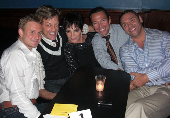 Photo Flash: Liza Minnelli Visits Blackhurst and Stritch at Metropolitan Room Image