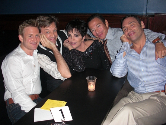 Photo Flash: Liza Minnelli Visits Blackhurst and Stritch at Metropolitan Room Image