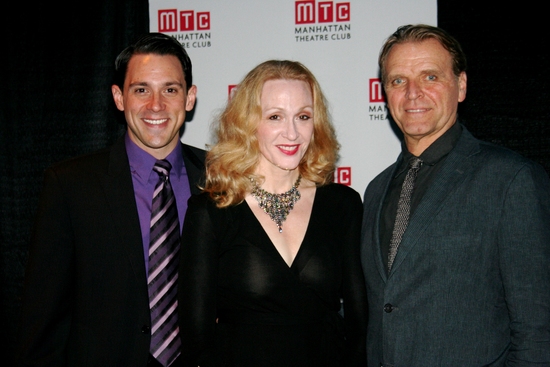 Steve Kazee, Jan Maxwell and David Rasche at 