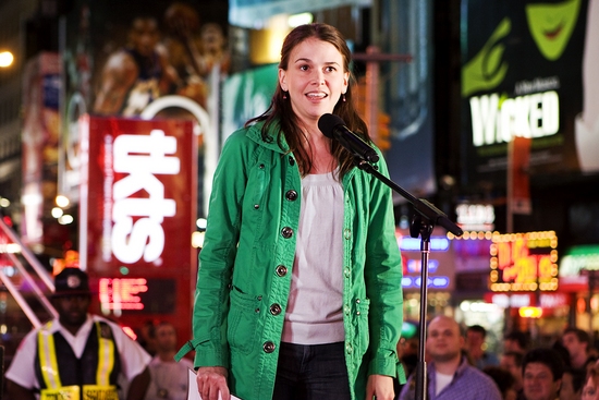 Photo Coverage: Inaugural Lighting of the New TKTS Booth Image