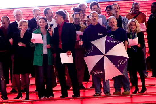 Photo Coverage: Inaugural Lighting of the New TKTS Booth Image