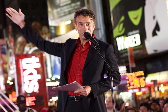 Photo Coverage: Inaugural Lighting of the New TKTS Booth Image