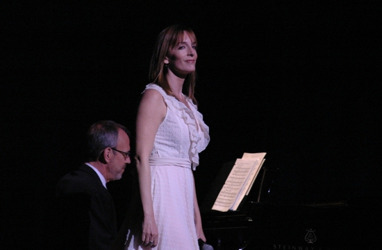 Ross Patterson on the piano and Julia Murney

 Photo