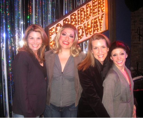 Photo Flash: Forbidden Broadway Welcomes [title of show] Stars Blackwell and Blickenstaff Image
