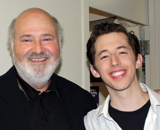 Photo Flash: Rob Reiner and Celeste Holm Visit ENTER LAUGHING Image