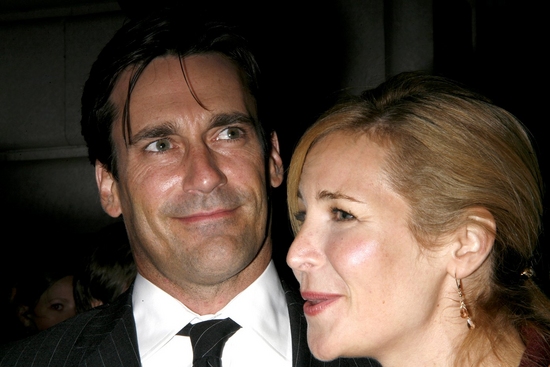 Jon Hamm and Jennifer Westfeldt
 at 