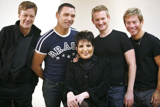 Jim Caruso, Tiger Martina, Liza Minnelli, Johnny Rodgers and Cortes Alexander
 Photo