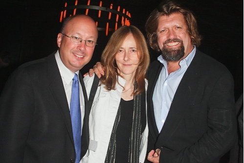 Andrew D. Hamingson, Jo Anne Bonney, and Oskar Eustis
 Photo