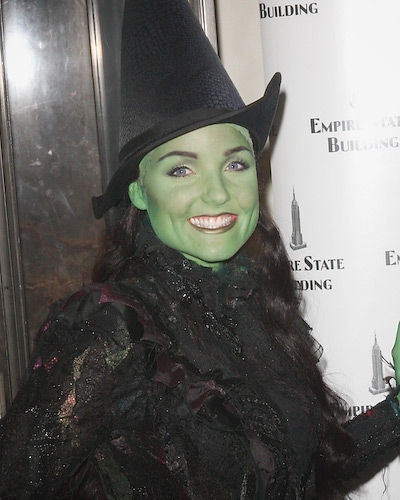 Photo Coverage: Kerry Ellis and Stephen Schwartz Light the Empire State Building WICKED Green Image