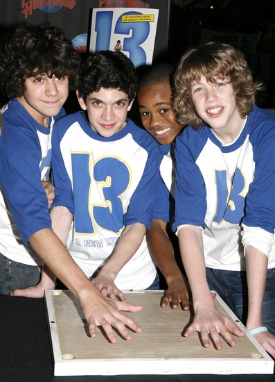 Photo Coverage: Cast of '13' Hand Print Ceremony at Planet Hollywood Image