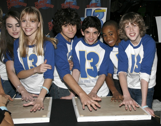 Photo Coverage: Cast of '13' Hand Print Ceremony at Planet Hollywood Image