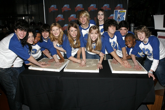 Photo Coverage: Cast of '13' Hand Print Ceremony at Planet Hollywood Image