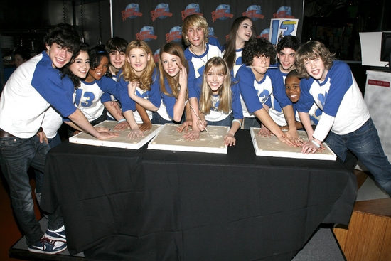 Photo Coverage: Cast of '13' Hand Print Ceremony at Planet Hollywood Image