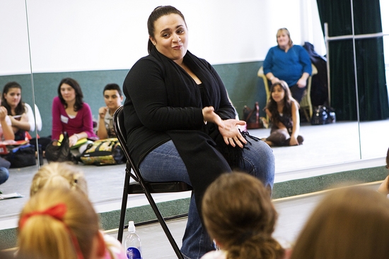 Photo Coverage: 'The Broadway Workshop' with HAIRSPRAY Film Star Nikki Blonsky! Image