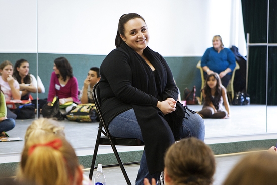 Photo Coverage: 'The Broadway Workshop' with HAIRSPRAY Film Star Nikki Blonsky! Image