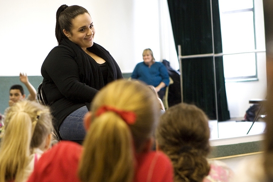 Photo Coverage: 'The Broadway Workshop' with HAIRSPRAY Film Star Nikki Blonsky! Image