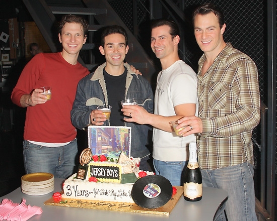 Photo Coverage: JERSEY BOYS Celebrates 3 Big Years on Broadway Image