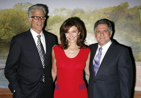 Ted Danson, Mary Steenburgen, and Leslie Moonves

 Photo