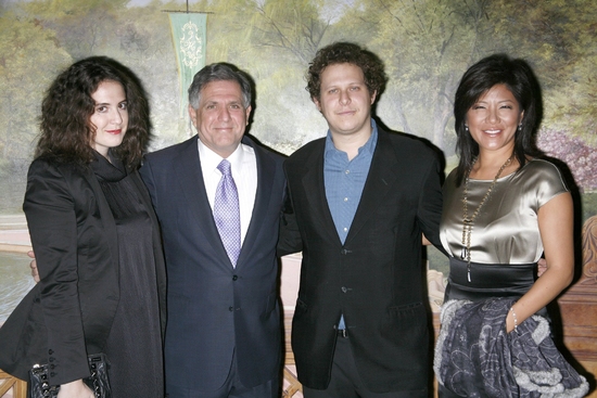 Julie Chen and Leslie Moonves with daughter Sara and son Michael

 Photo