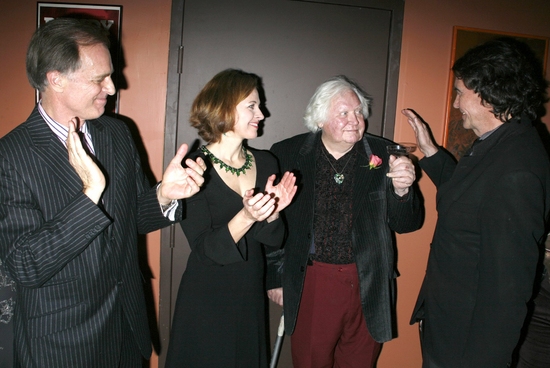 Keith Carradine, Kathleen McNenny, Ken Russell and Lee Godart

 Photo