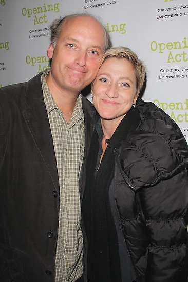 Frank Wood and Edie Falco Photo