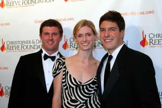 Matthew Reeve, Alexandra Reeve-Givens and Will Reeve Photo