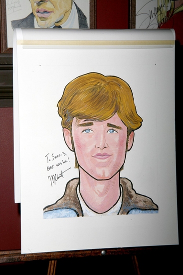 Photo Coverage: AMERICAN BUFFALO Stars View Sardi's Portraits Image