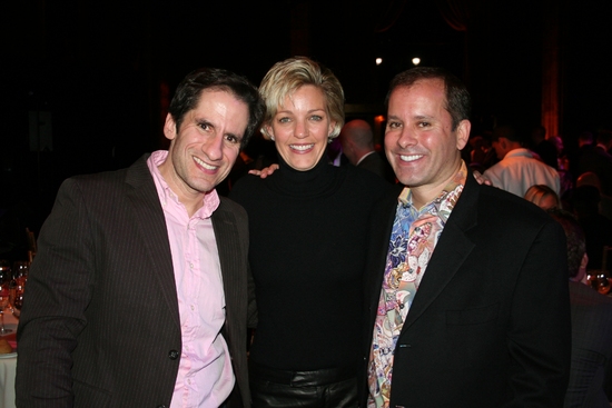 Seth Rudetsky with "r family vacation" founders Kelli O'Donnell and Gregg Kaminsky

 Photo