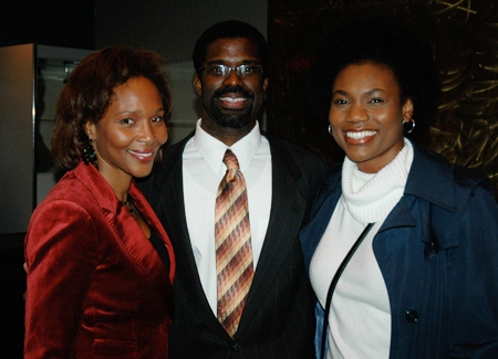 Suzanne Douglas with Crossroads Executive Director Marshall Jones III and his wife an Photo