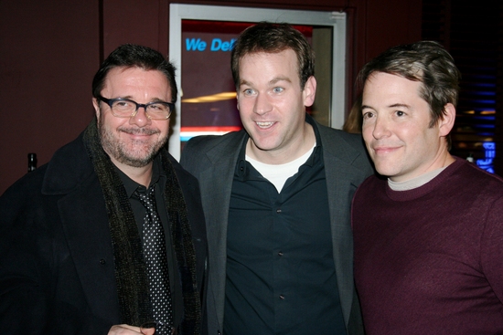 Nathan Lane, Mike Birbiglia and Matthew Broderick Photo