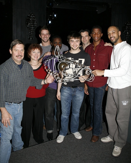 Mike Smanko, Elaine Bromka, Collin Baja, Adesola Osakalumi, Daniel Radcliffe, Lorenzo Photo